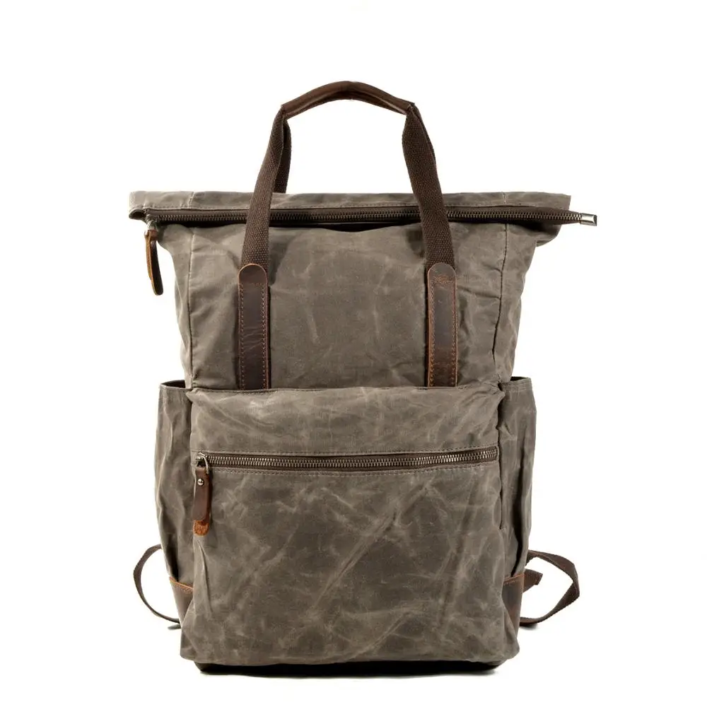 Рюкзак Muchuan мужской из искусственной кожи ранец большой вместимости для отдыха