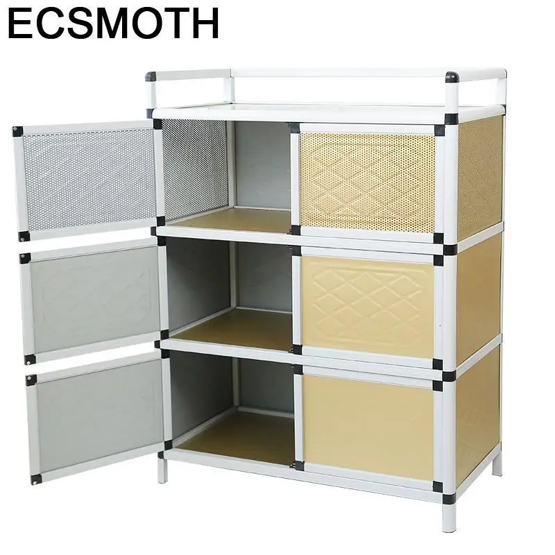 Mueble чайные капборды Aparadores сервант для комнаты торцевые столы кухонная мебель Meuble буфет алюминиевый сплав шкаф