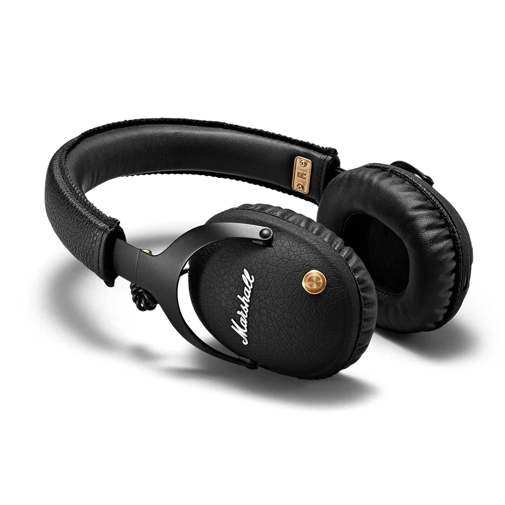 Беспроводные наушники MARSHALL Monitor с Bluetooth, наушники Rock Bass, оригинальные складные Накладные наушники черного цвета