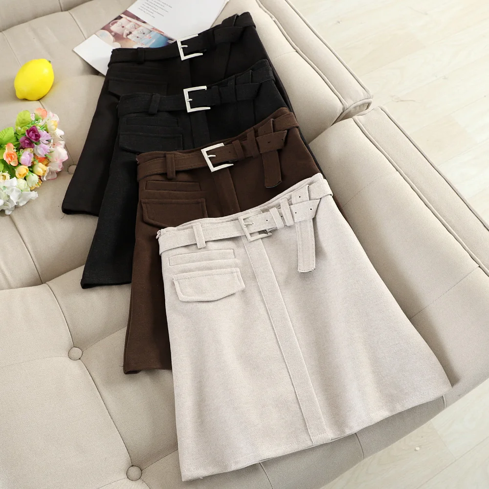 2019 Новая модная женская одежда осенняя и зимняя юбка юбки для женщин D693|Женские