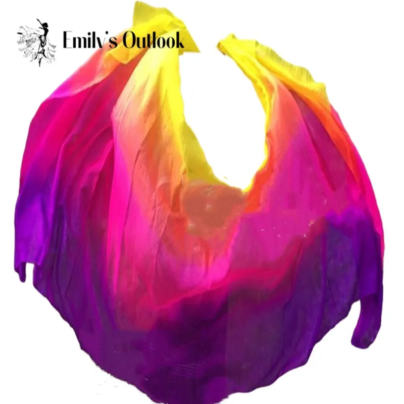 Шаль из шелка для танца живота 200/250/270 см