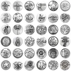 5 шт.лот металлические кнопки ювелирные браслеты футбольная бейсбольная музыка снежинки семья 18 мм кнопки подходят 18 мм защелкивающийся браслет