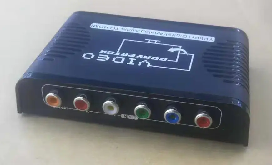 356 Компонентный(YPbPr) к HDMI 720 P/1080 P видео конвертер, Компонентный видео к HDMI 1080P Upscaler Компонентный видео HDMI адаптер