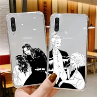 tokyo revengers japanese anime phone case for xiaomi mi 11 ultra lite 10 redmi note 9 8 7 9a k30s k40 pro transparent coque
