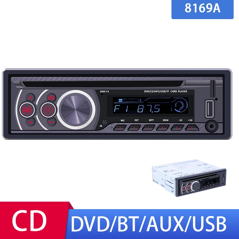 Автомагнитола SD MP3 плеер Авторадио Стерео мультимедийный Bluetooth автомобильное