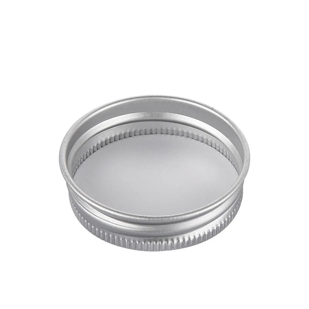 20 штук пустые баночку с маской Пластик прозрачный Алюминий Кепки Еда контейнер