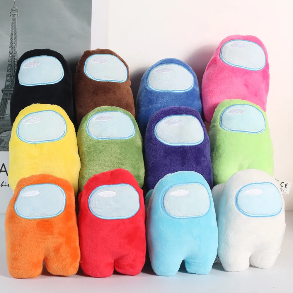 12 видов мягких плюшевых среди нас игрушек Плюшевые игрушки набивные куклы