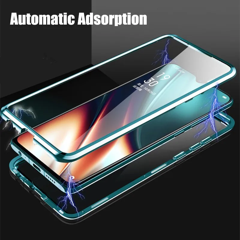 Магнитный адсорбционный чехол для Realme X3 SuperZoom 6i X50 Pro 6 5 Q двухсторонний