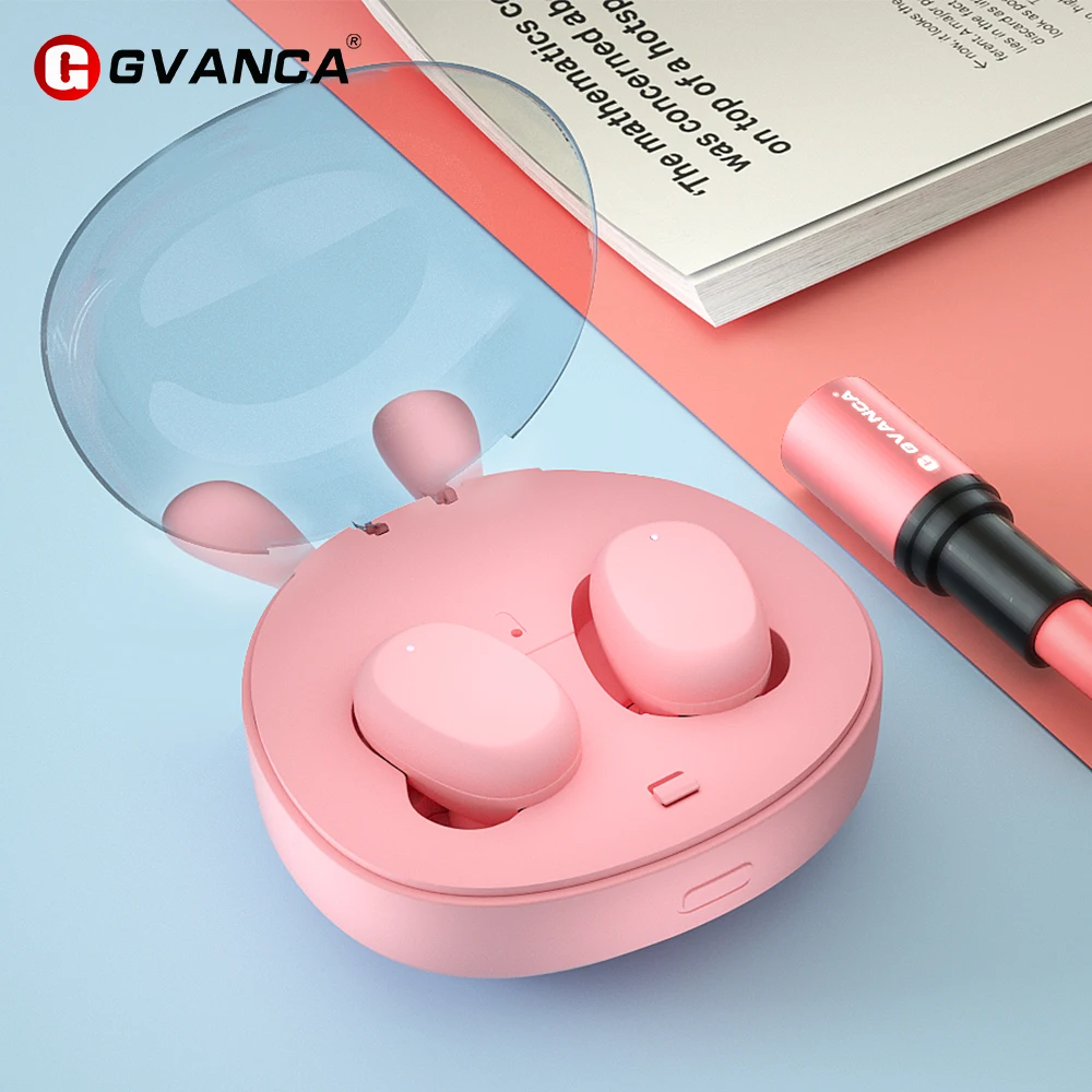 

GVANCA i-10 TWS Fingerprint Touch 5.0 Bluetooth Earphones Wireless Earphone HD Stereo Earbuds Smart Noise Canceling Headphone
