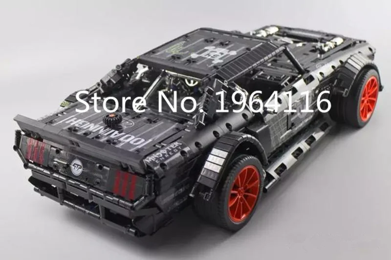 Новинка 23009 техническая серия Ford Mustang Hoonicorn RTR V2 модель автомобиля набор