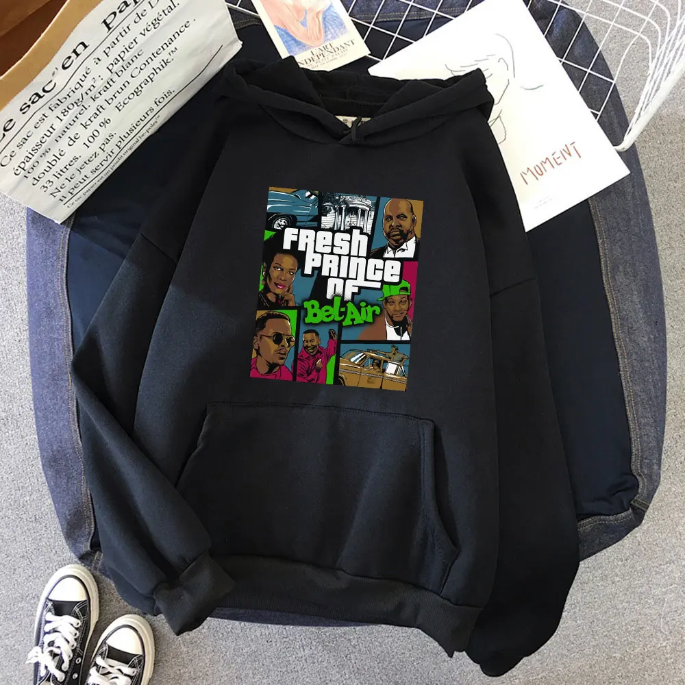 

New Style Carlton Banks Hoodie The Fresh Prince Bel Air Causal Tops Pullover 90s Willl Smith Vintage Women Hipster Female Jacket