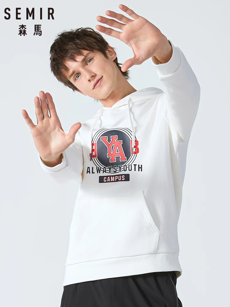 Мужские толстовки с капюшоном SEMIR спортивная куртка в Корейском стиле осень 2019 |