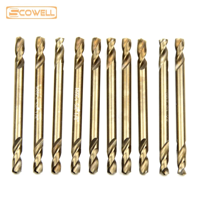 40% скидка SCOWELL 10 упаковок HCO M35 двухстороннее спиральное сверло с кобальтовым