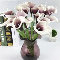 plum picasso calla liliesreal touch calla lily for bridal bouquets wedding centerpieces home decor boutonnieres cors