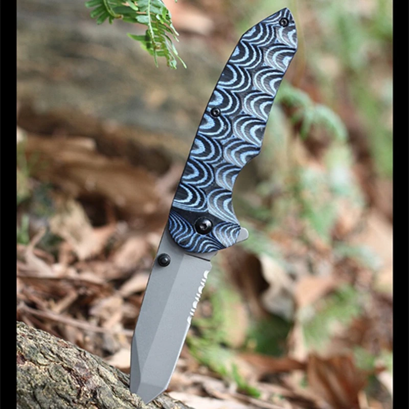 Складной нож из нержавеющей стали 57CR13MOV тактический Практичный Нож для