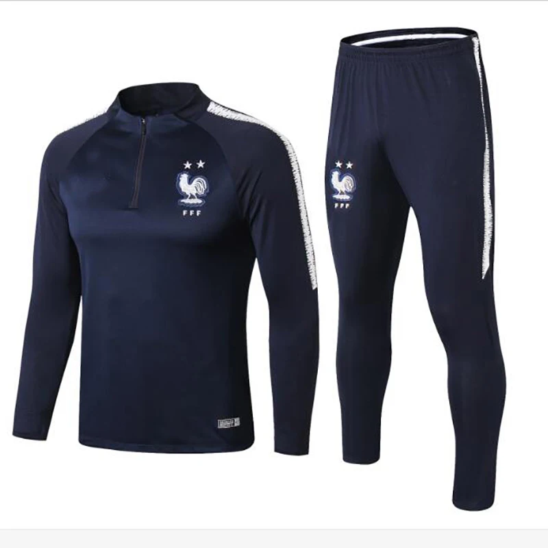 

Siddons 2018-2021 French 2 STAR Kids Survetement Equipe MAILLOT DE FOOT Mbappe SURVETEMENT FOOTBALL Tracksuits Training Suits