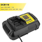 Бесплатная доставка, быстрое зарядное устройство 14,4 а DCB118 DCB101 для Dewalt 12 В в 20 в, Высококачественная литий-ионная батарея
