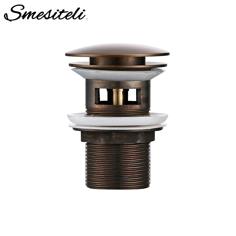 Smesiteli раковина для ванной комнаты из латуни всплывающее отверстие с переливом