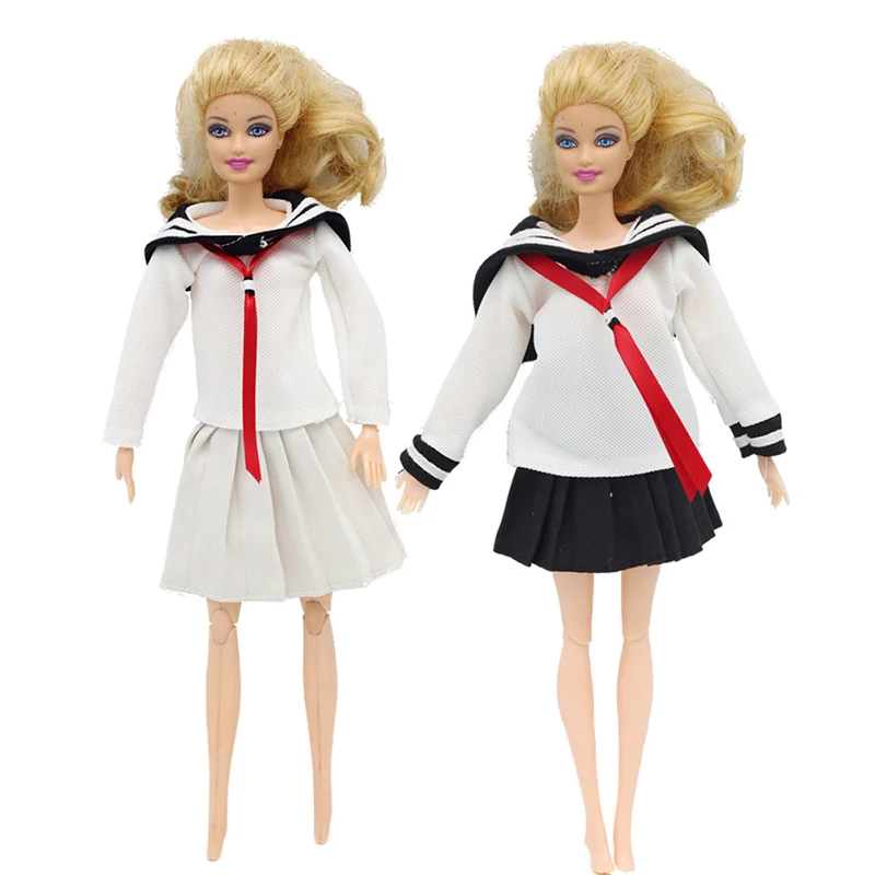 1/6 BJD куклы школьная форма для 30 см одежда плиссированная юбка костюм моряка