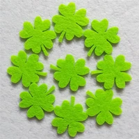 10 pcs 2mm thickness felt leaf sewing patch hair accessories diy handwork craft supplies flowers material party decorations felt