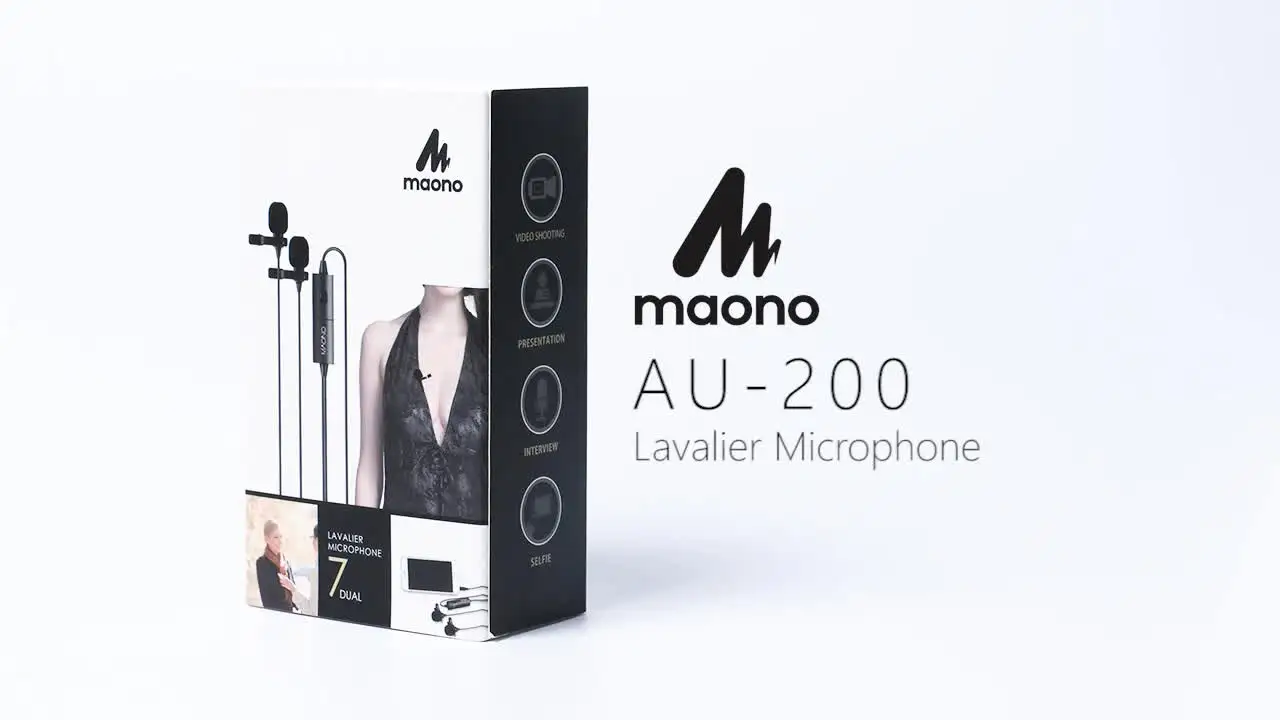 

Проводной мини микрофон MAONO с зажимом для мобильного микрофона с разъемом 3,5 мм