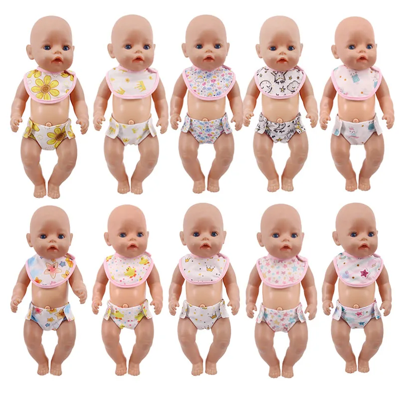 Слюнявчик Easy Wear трусики/нижнее белье для кукол Reborn 43 см 18 дюймов | Игрушки и хобби