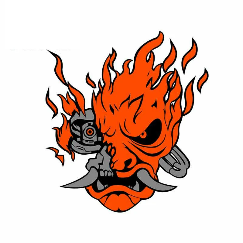 

Cartoon Graffitifor Samurai Funny Car Stickers Vinyl Car Sticker Waterproof Interesting Sun Protection Decals Kk13*12cm