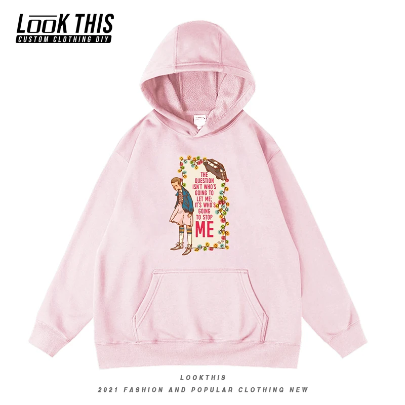 

Stranger Things Streetwear Spring Autumn Long Sleeve Pullover Top Kids Hoody Sweatshirt Children's Clothing Casual Loose Hoodies