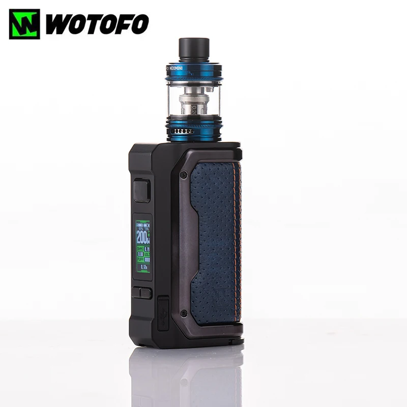 Original Wotofo MDura Kit 200W Box MOD Vape 3.5ml nexMini Sub Tank D43 Clapton Mesh Coil Electronic Cigarette Vaporizer Pod | Электроника