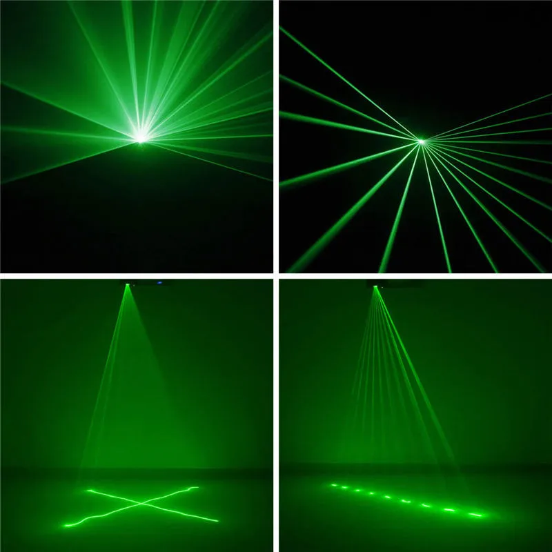 50 мВт зеленый луч сканер освесветильник s DMX звуковой лазерный автоматический