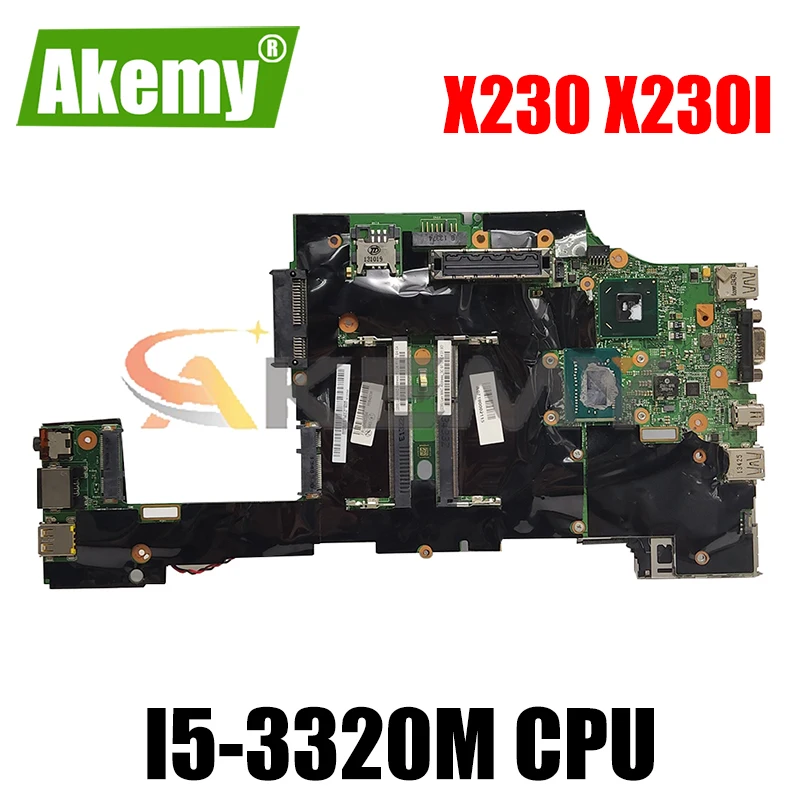 

Akemy для Lenovo ThinkPad X230 X230i материнская плата I5 i5-3320M процессор с вентилятором FRU 04X4501 04X1401 04W3712 04W6686 тест