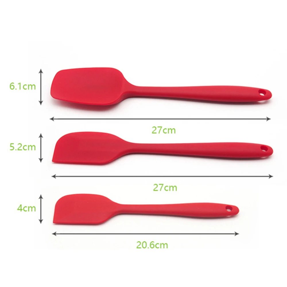 3 шт. силиконовые скребок для выпечки торта Крем перемешать нож-Лопатка тесто