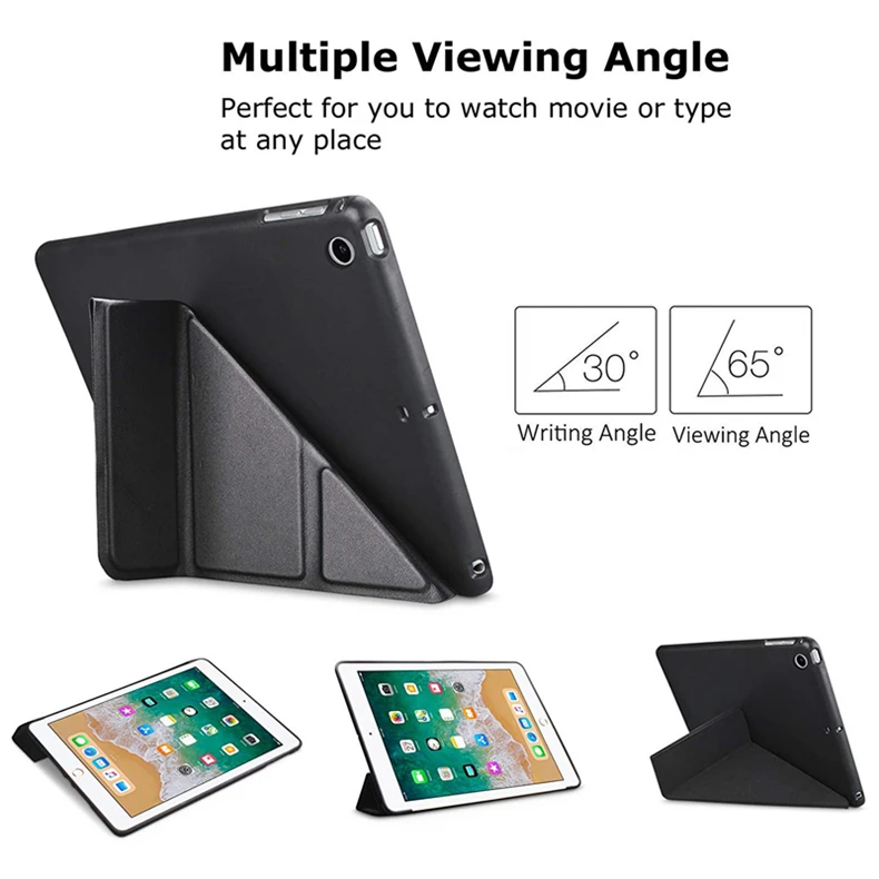 Для Apple iPad Mini 5 Чехол многоразовый из искусственной кожи умный чехол для iPad Mini 4 волшебный Флип Жесткий чехол с подставкой