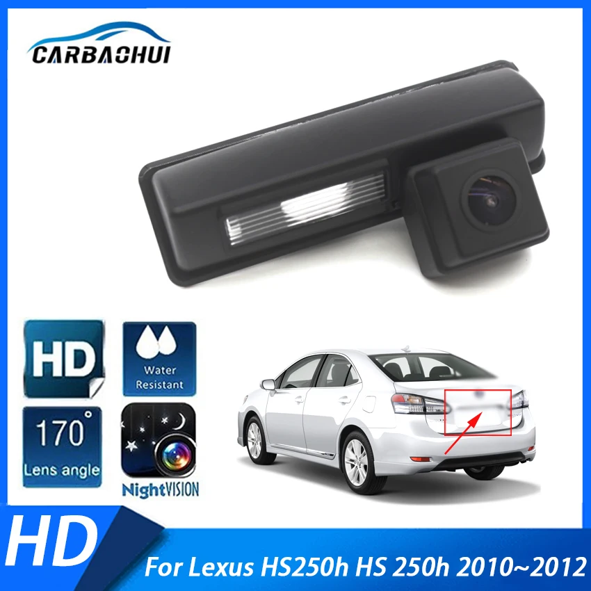 

Высококачественная Автомобильная камера ночного видения RCA, камера заднего вида для парковки Full HD CCD для Lexus HS250h HS 250h 2010 2011 2012