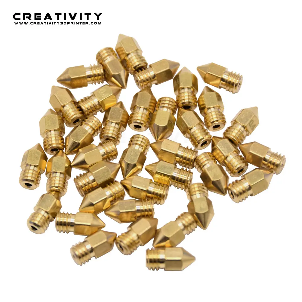 

Комплект насадок MK8 для 3D-принтера, 1,75 мм, 1,75 мм, 10 шт.