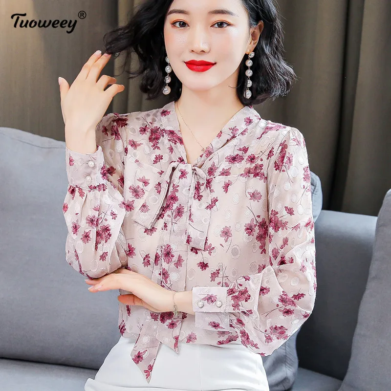 

Модные женские блузки, шифоновая женская блузка, летняя рубашка с длинным рукавом, женские топы, Офисная Женская рубашка, женская блузка, ...