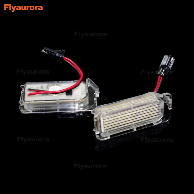 Flyaurora, 1 пара, светодиодный фонарь для автомобиля, для фокусировки, светодиодный, боковое зеркало для автомобиля, лужа, логотип, светильник, зеркало заднего вида, прожектор, светильник для Ford Focus