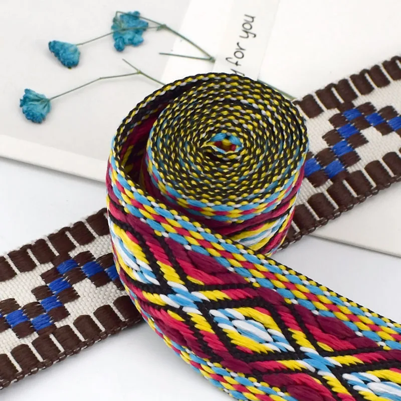 5 ярдов 30 мм полиэфирный хлопок жаккард тесьма сделай сам швейные ленты для