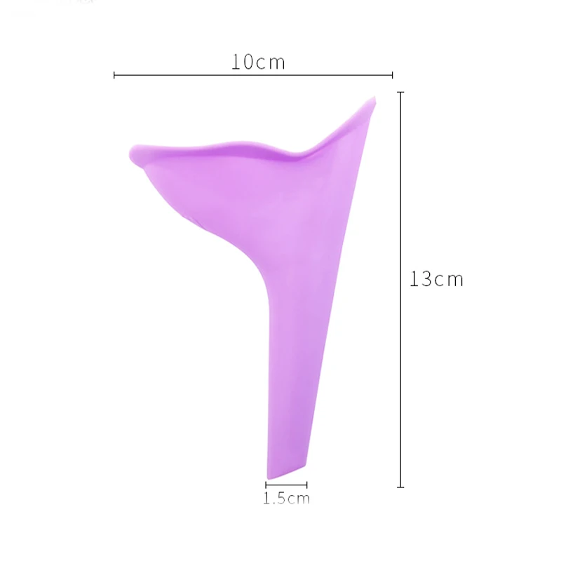

Women Urinal Outdoor Travel Camping Portable Female Urinal Soft Silicone / Disposable Paper Urination Device Stand Up & Pee