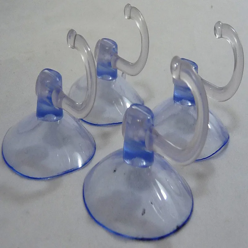 

4pcs Clear Glass Window Wall Hooks Hanger 45mm Mini Strong Suction Cup Suckers Home Kitchen Bathroom Plastic Hooks Supplies
