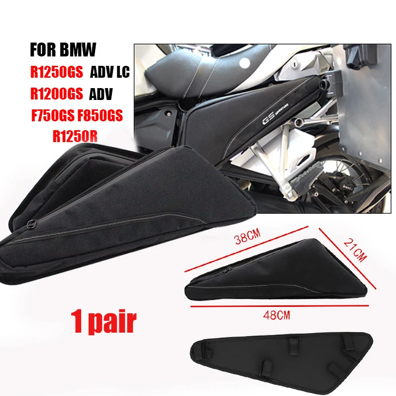 

For BMW F800GS ADV R1200G LC R1250GS Motorcycle repair tool placement bagframe triangle package toolbox For BMW R 1200 GS