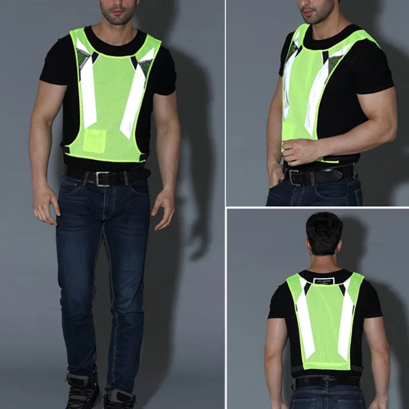 

High Visibility Vest Night Reflective Safety Waistcoat for Sports Running Riding NC99