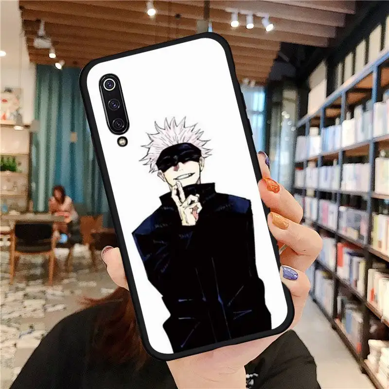 

Jujutsu Kaisen Anime Gojo Satoru CUTE Phone Case For Xiaomi Redmi 7 9t 9se k20 mi8 max3 lite 9 note 8 9s 10 pro