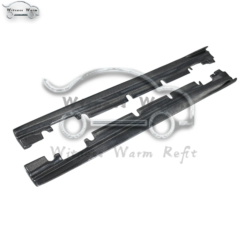 Боковая юбка из углеродного волокна класса CLA фартук для Mercedes Benz A W176 A45 Class W117 C117