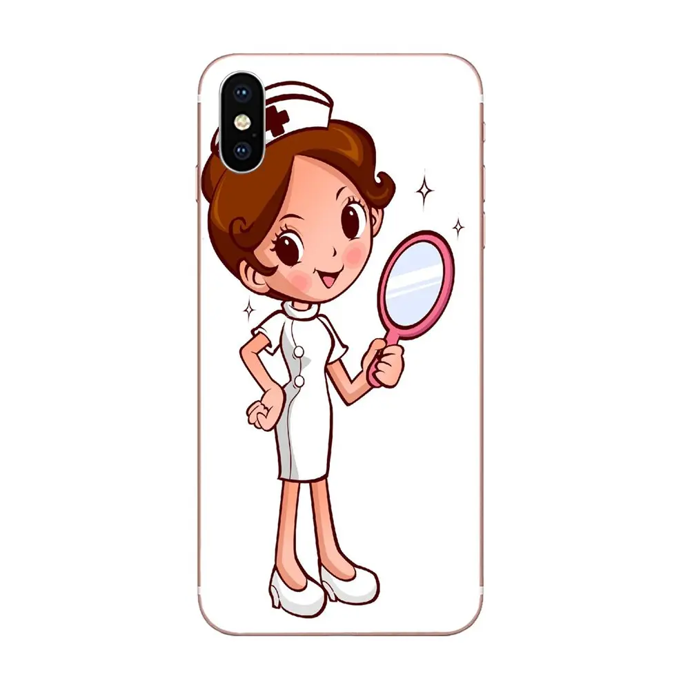 Медсестры &quotмедицина&quot сердце для Galaxy J1 J2 J3 J330 J4 J5 J6 J7 J730 J8 2015 2016 2017 2018 mini Pro мягкий