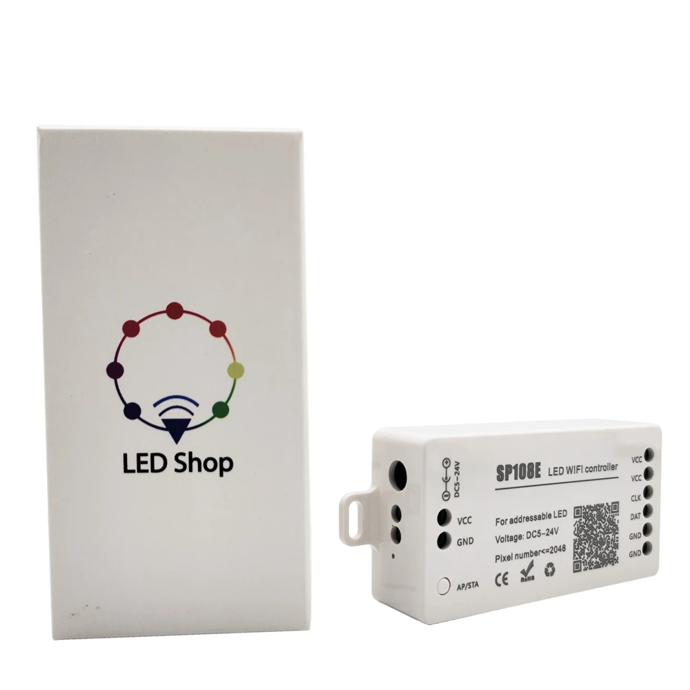 DC5 24V SP108E контроллер смарт Беспроводной приложение для индивидуально адресуемых