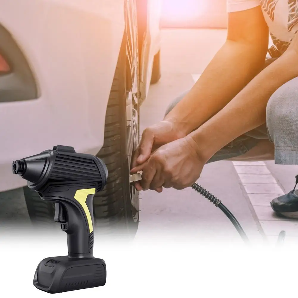 

Handheld Air Compressor With USB Rechargeable Battery 150psi Wireless Portable Rechargeable Air Inflator Digital Pressure Gauge