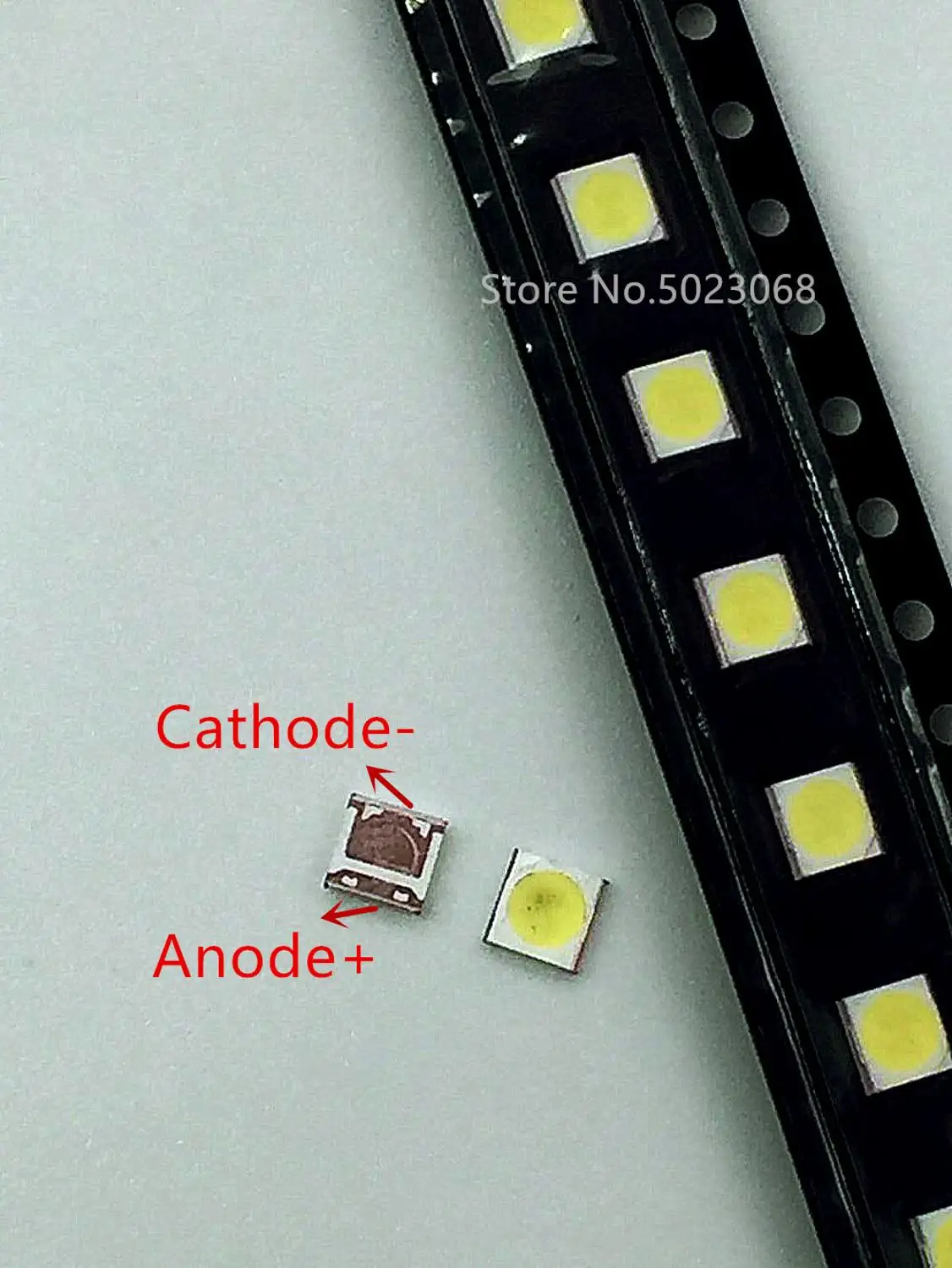 100 шт./лот WOOREE 6 в 3535 2 Вт Светодиодная подсветка LCD TV bead холодный белый SMD лампа
