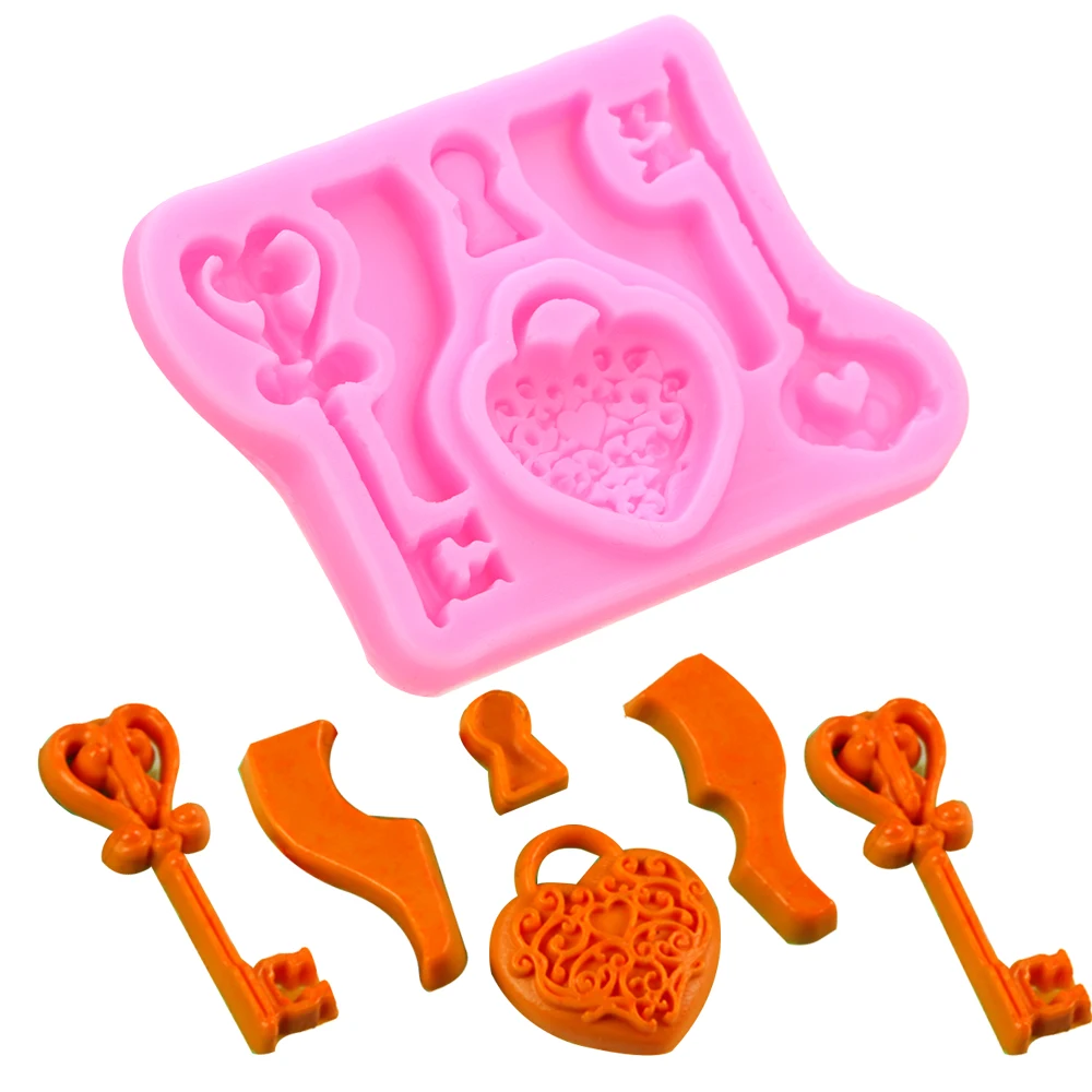 Инструменты для украшения торта DIY замок силиконовые любовь Форма эпоксидная