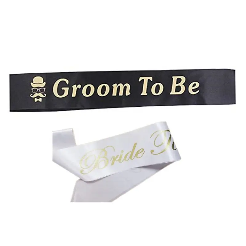 Groom to be/Bride Be Sashes Bachelorette Girl Hen Party Decoration Supplies Y4UD | Игрушки и хобби
